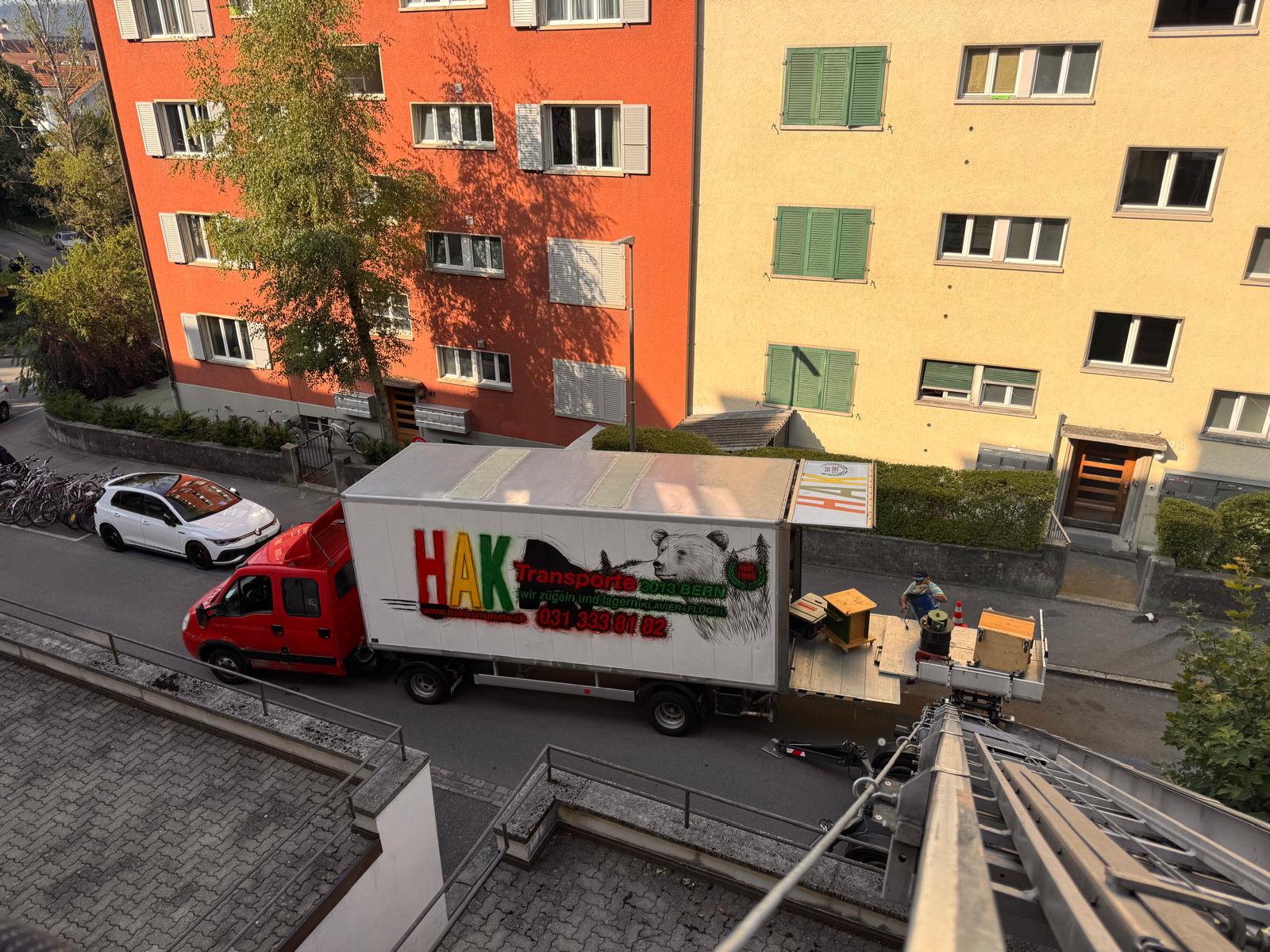 Lkw & Teamarbeit